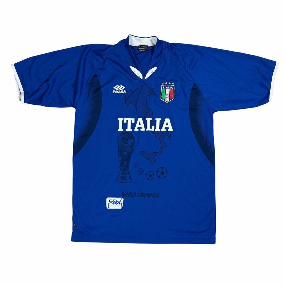 Mens Vintage Drako Italia World Champion Soccer Jersey Medium
